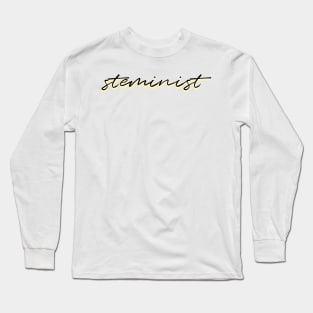 steminist in yellow Long Sleeve T-Shirt